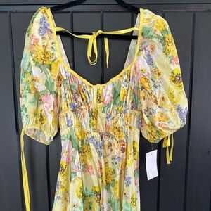 NWT For Love and Lemons Leigh Mini Dress